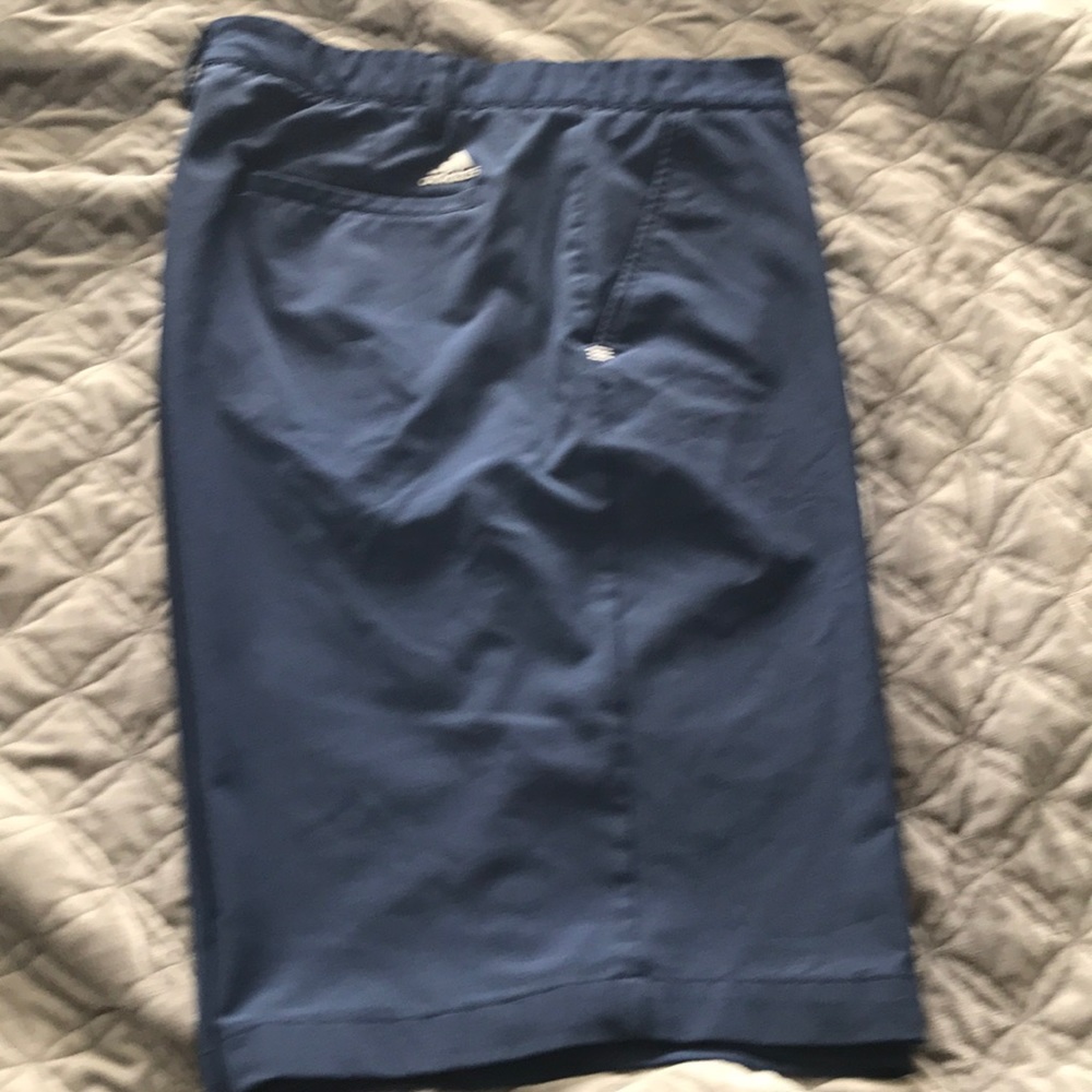 Adidas navy blue dri fit golf shorts. 36 waist